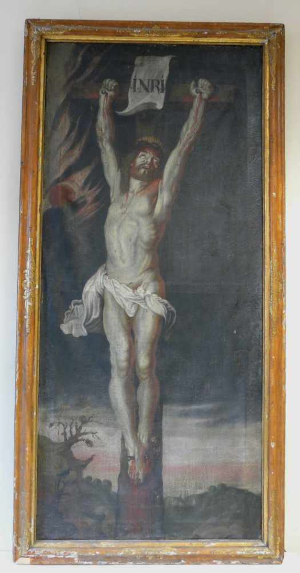 Gekreuzigter Christus (Kopie nach Peter Paul Rubens von 1618/20)Kopie der Kreuzigungsszene von Peter - Image 2 of 3