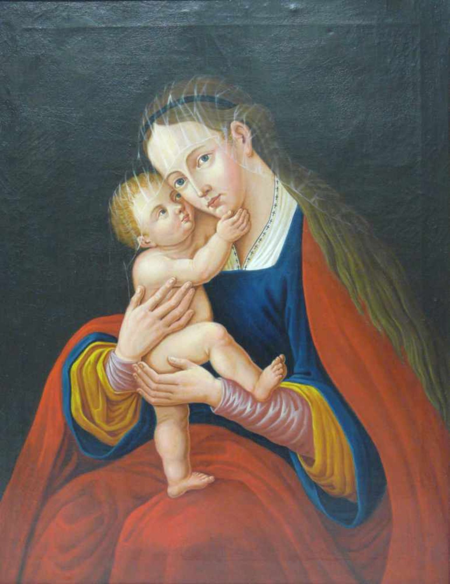Franz Seraph Merz, Kopie Gnadenbild Maria Hilf nach Lucas Cranach Franz Seraph Merz: Maler des 19.