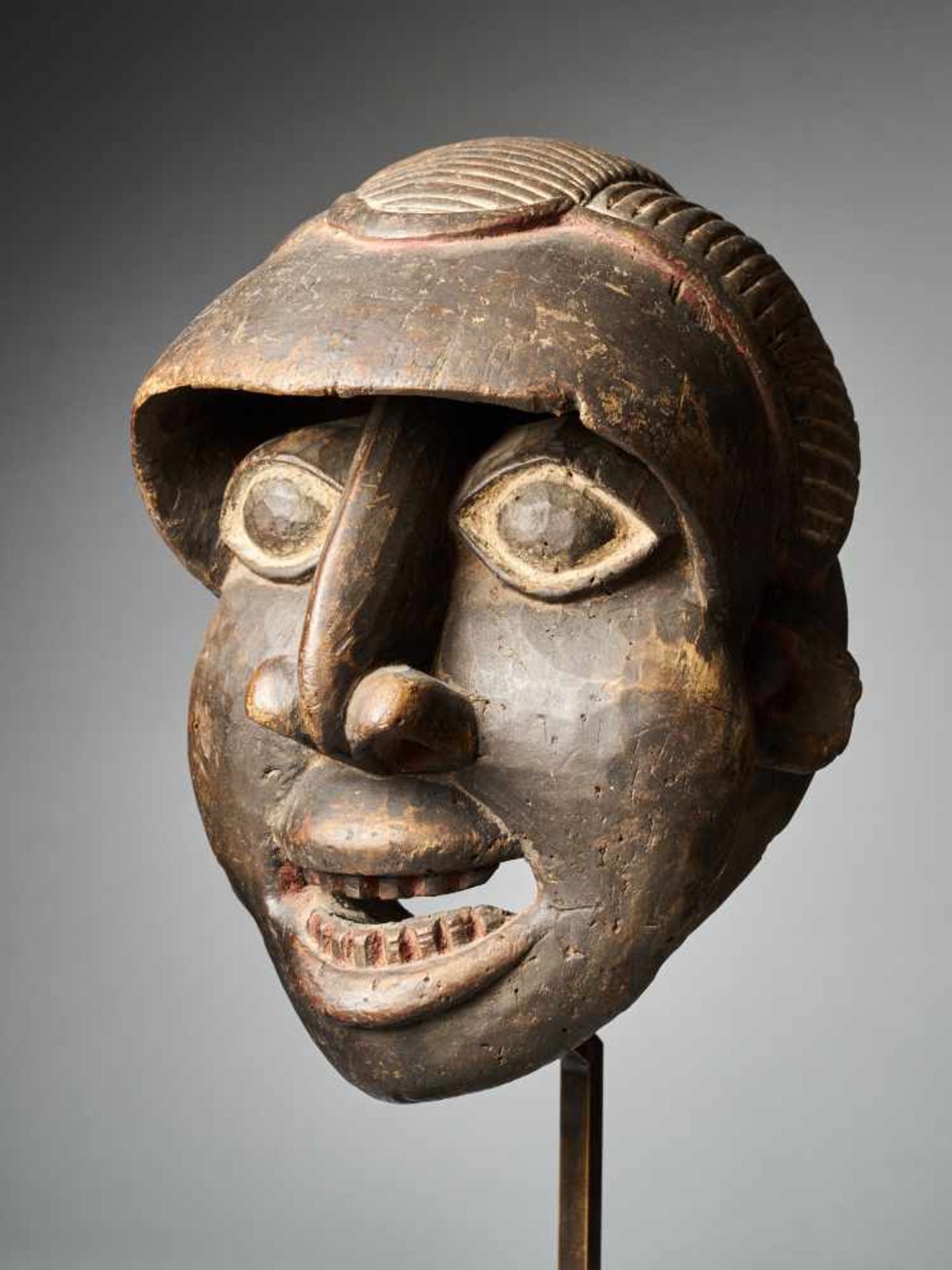 Runner mask 'Mabu' - Wum People, Cameroon - Tribal ArtThe secret association,Kwifon, in each kingdom