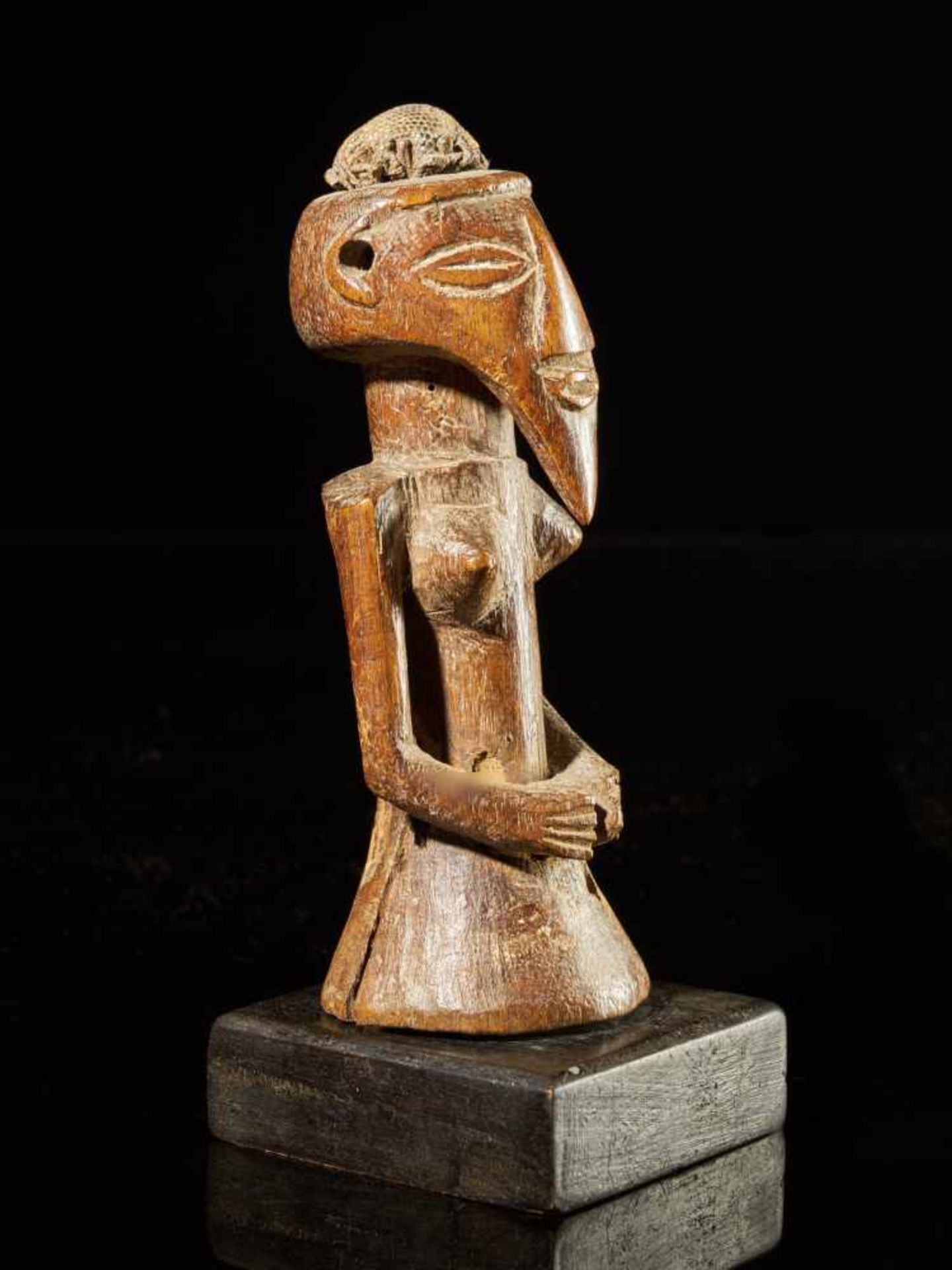 Wooden Statue with nice patina - Kusu People, DRC - Tribal ArtWooden Statue with nice patina - - Bild 6 aus 6