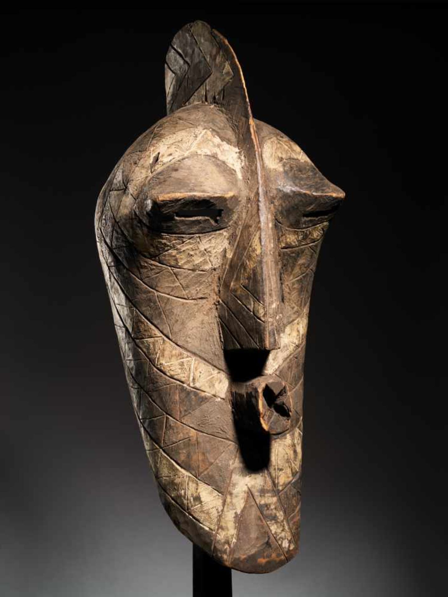 Male Kifwebe Hut Mask - Songye People, DRC - Tribal ArtMale Kifwebe Hut Mask. Male Kifwebe masks