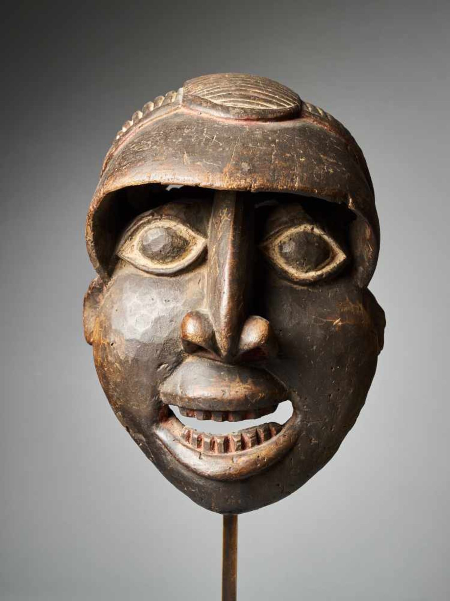 Runner mask 'Mabu' - Wum People, Cameroon - Tribal ArtThe secret association,Kwifon, in each kingdom - Bild 5 aus 5