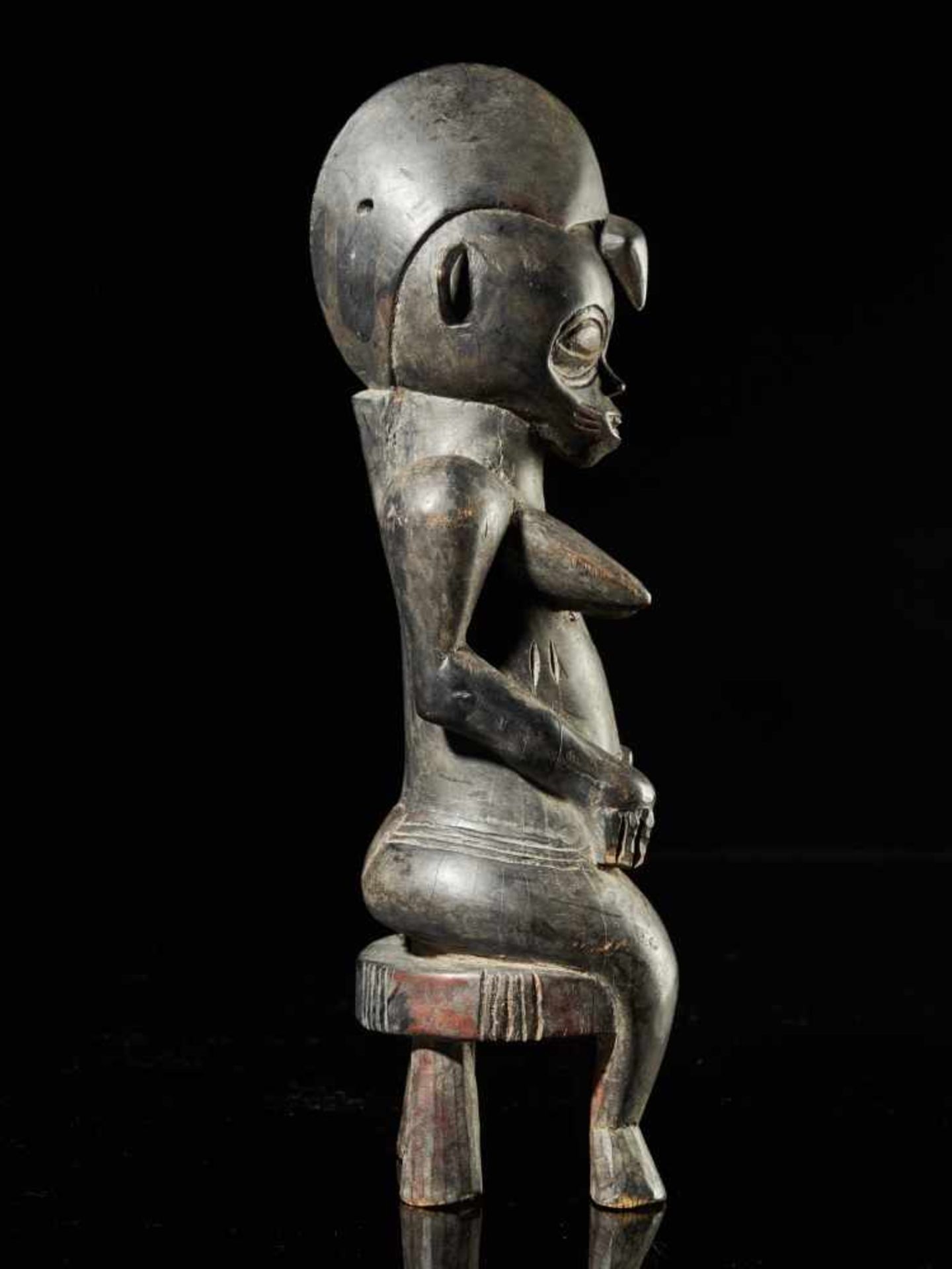 Statue on Stool - Senufo People, Ivory Coast - Tribal ArtStatue on Stool - Senufo People, Ivory - Bild 6 aus 6