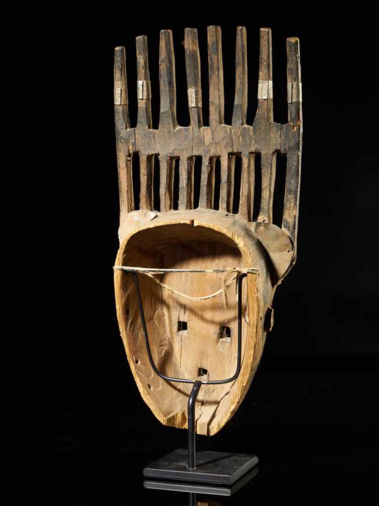 Wooden Face Mask - Bambara People, Mali - Tribal ArtWooden Face Mask - Bambara People, MaliDated - Bild 4 aus 6