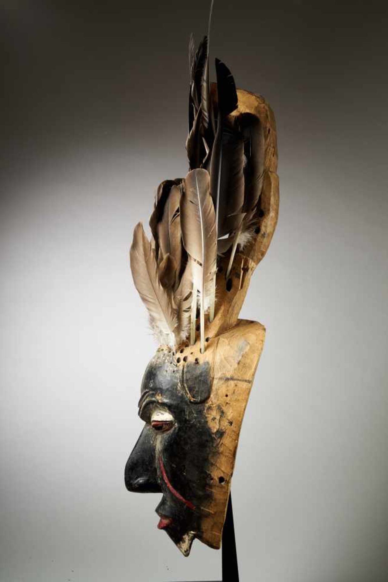 Mask with Impressive Headdress - Guro People, DRC - Tribal ArtAn impressive authentic Guro Mask - Bild 4 aus 7