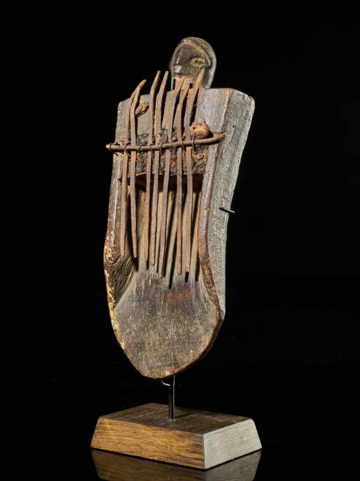 Sanza Music Instrument - Luba or Tabwa people, DRC - Tribal ArtSanza Music Instrument - Luba or - Bild 2 aus 5