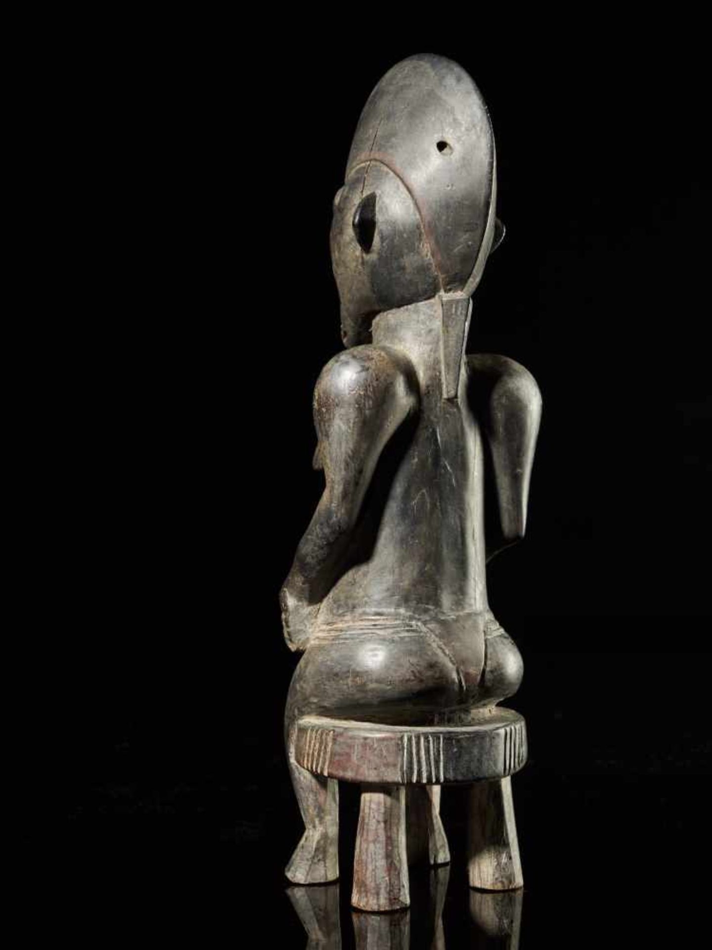 Statue on Stool - Senufo People, Ivory Coast - Tribal ArtStatue on Stool - Senufo People, Ivory - Bild 4 aus 6