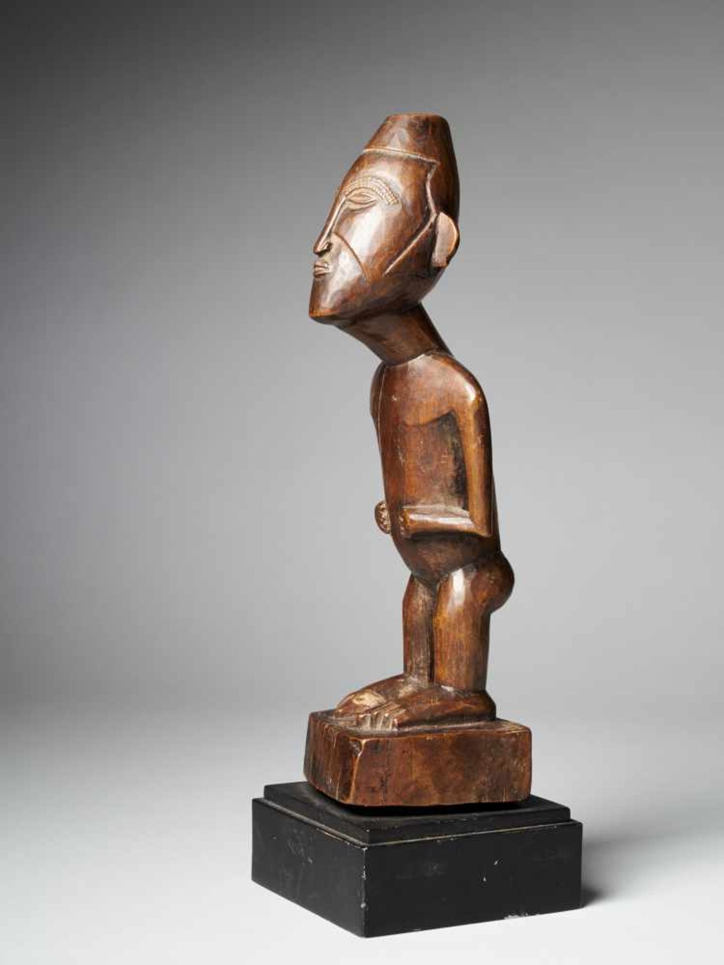 Slightly Bend Nkisi - Kongo People, DRC - Tribal ArtSlightly Bend Nkisi - Kongo People,