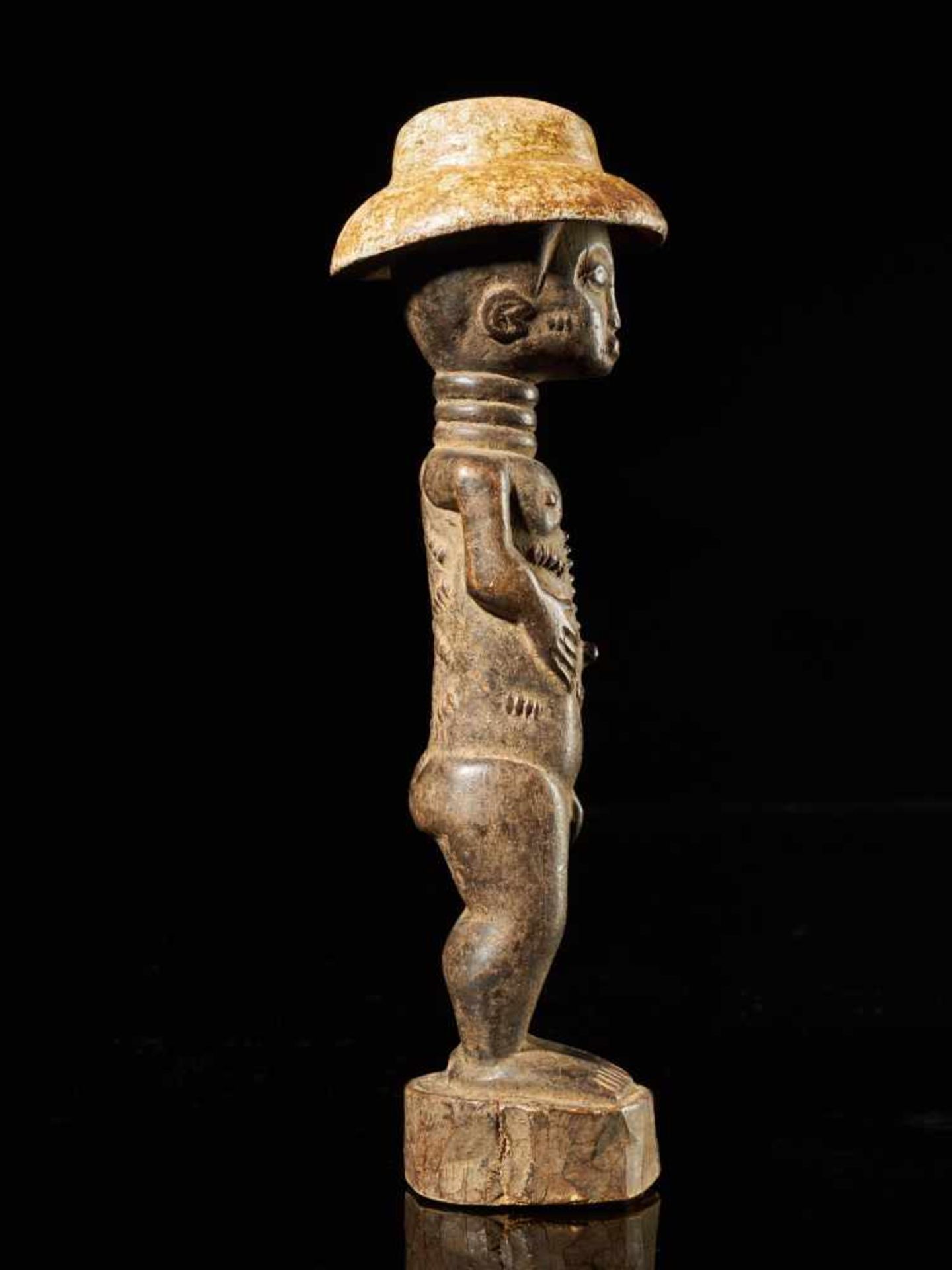 Male Kolon Statue - Baule, Ivory Coast - Tribal ArtMale Wooden Kolon Statue. Origin: Baule people, - Bild 4 aus 4