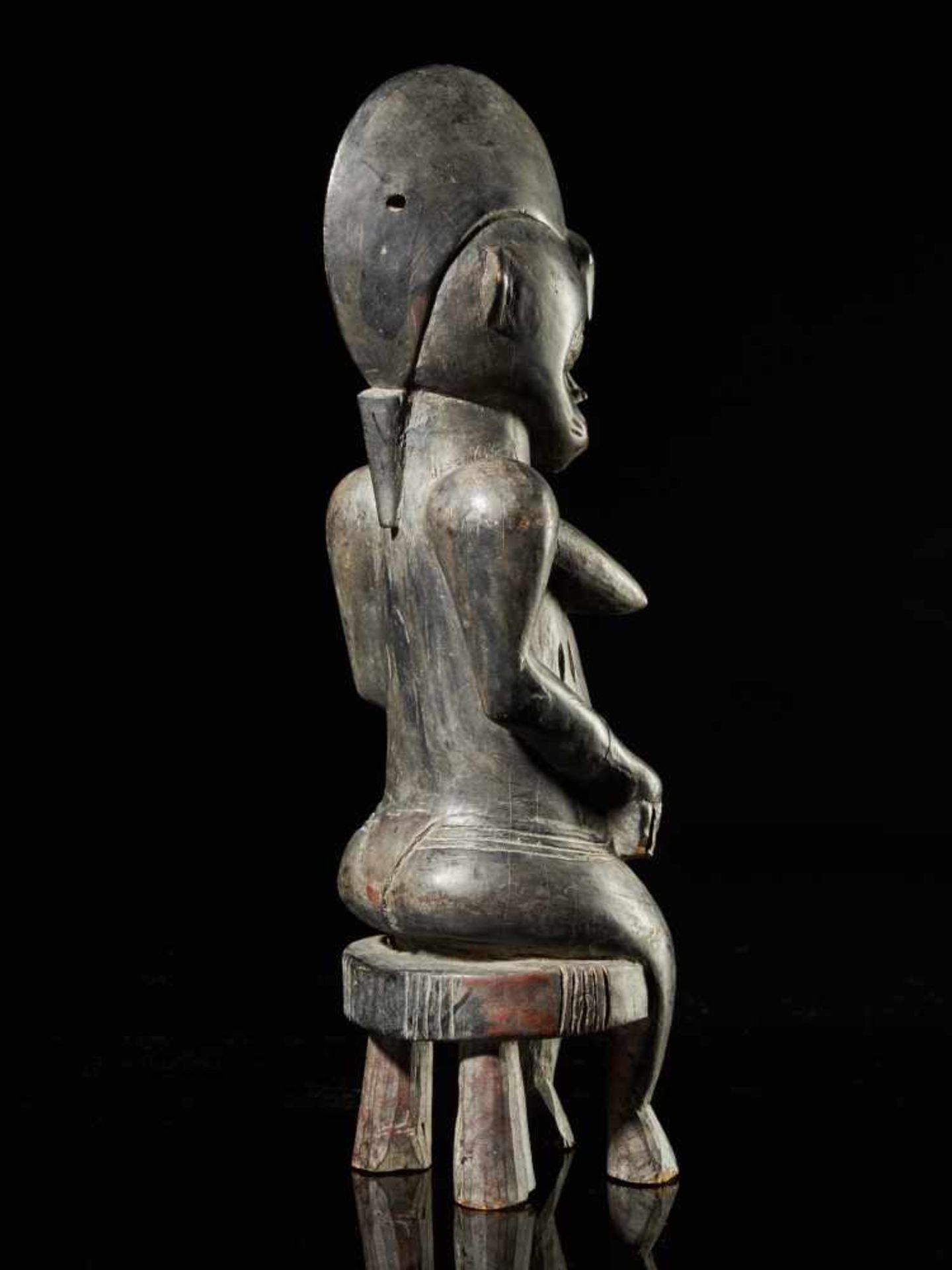 Statue on Stool - Senufo People, Ivory Coast - Tribal ArtStatue on Stool - Senufo People, Ivory - Bild 5 aus 6