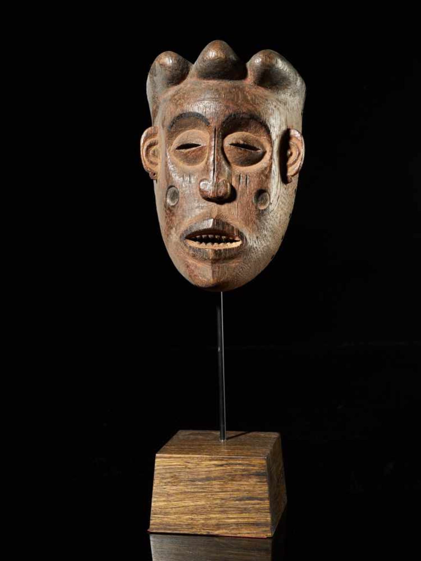 Face Mask with Forehead Scarification - Chokwe People, DRC - Tribal ArtFace Mask with Forehead - Bild 5 aus 5