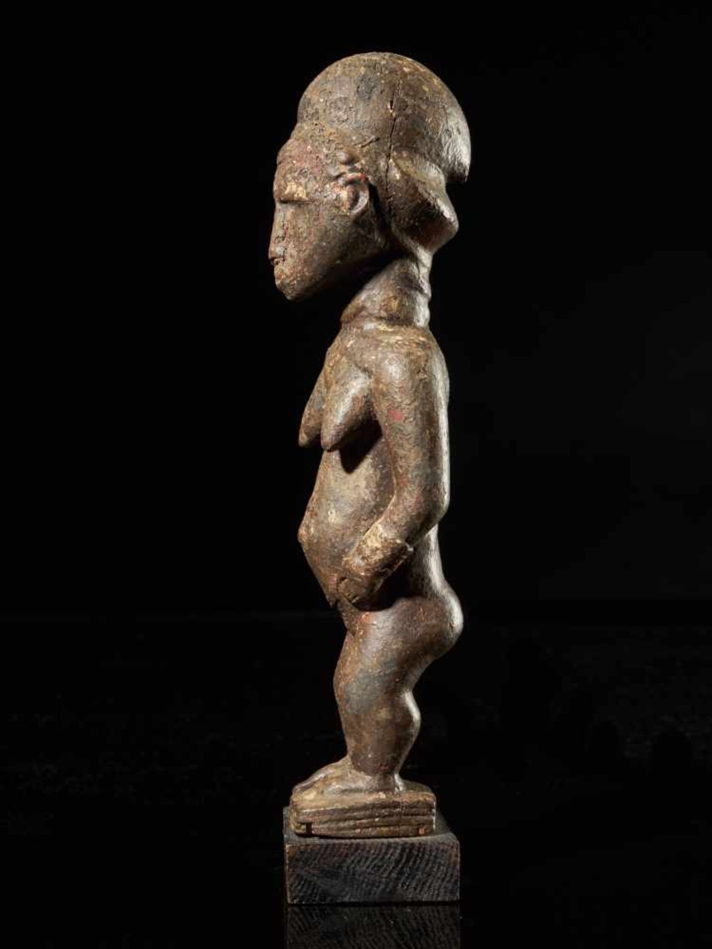 Blo Blo Statue - Baule People, Ivory Coast - Tribal ArtBlo Blo Statue - Baule People, Ivory - Bild 2 aus 4