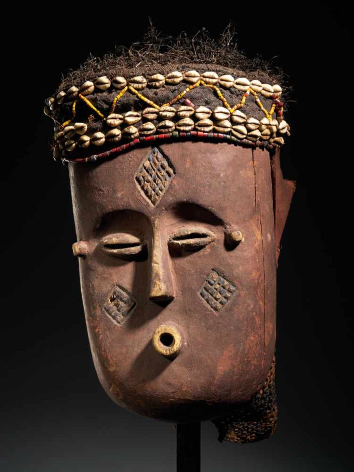 Wooden Face Mask - Lele People, DRC - Tribal ArtLele wooden face mask. Origin: Democratic Republic - Bild 3 aus 5