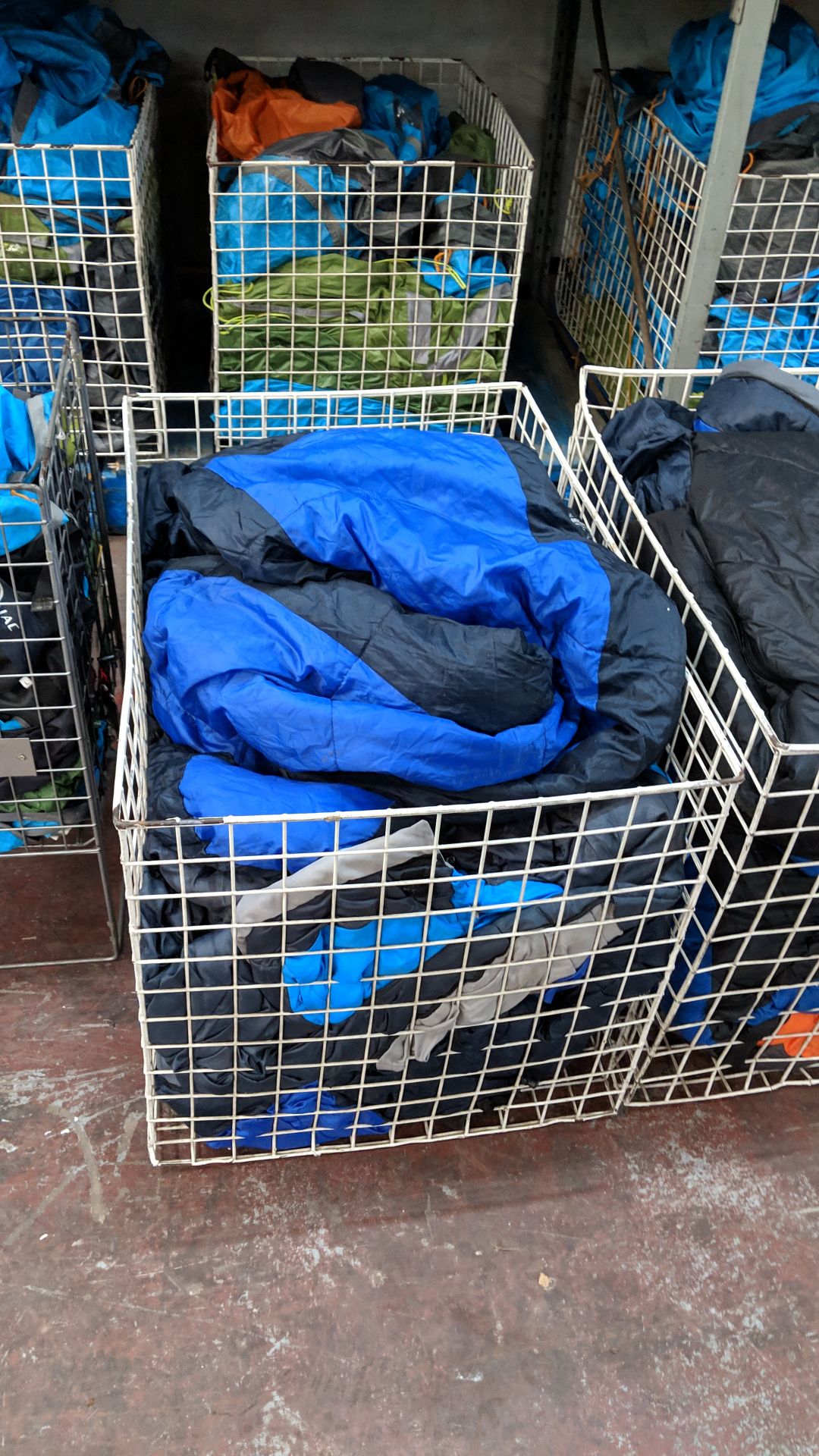 Contents of 2 cages of sleeping bags plus 1 smaller cage of bags for putting sleeping bags in - - Image 6 of 8