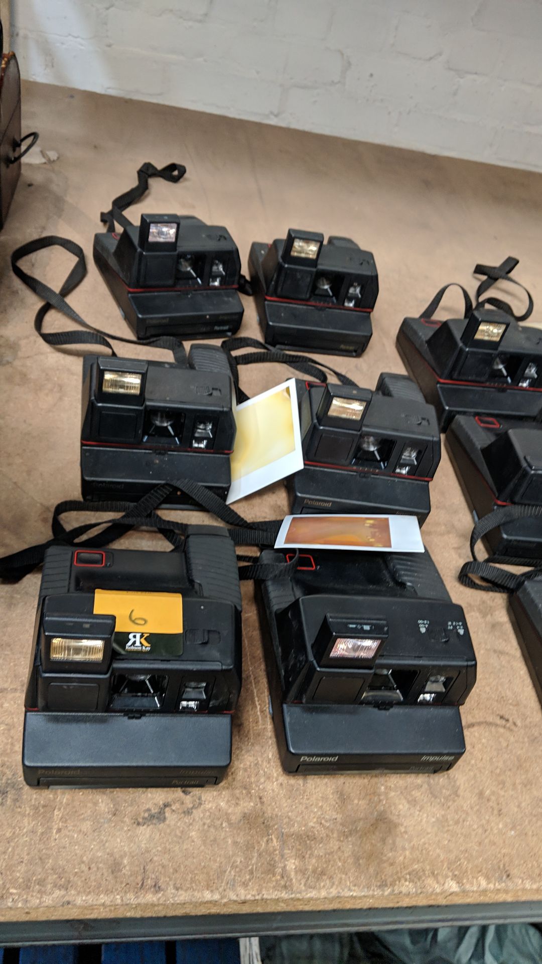 6 off Polaroid Impulse cameras IMPORTANT: Please remember goods successfully bid upon must be paid