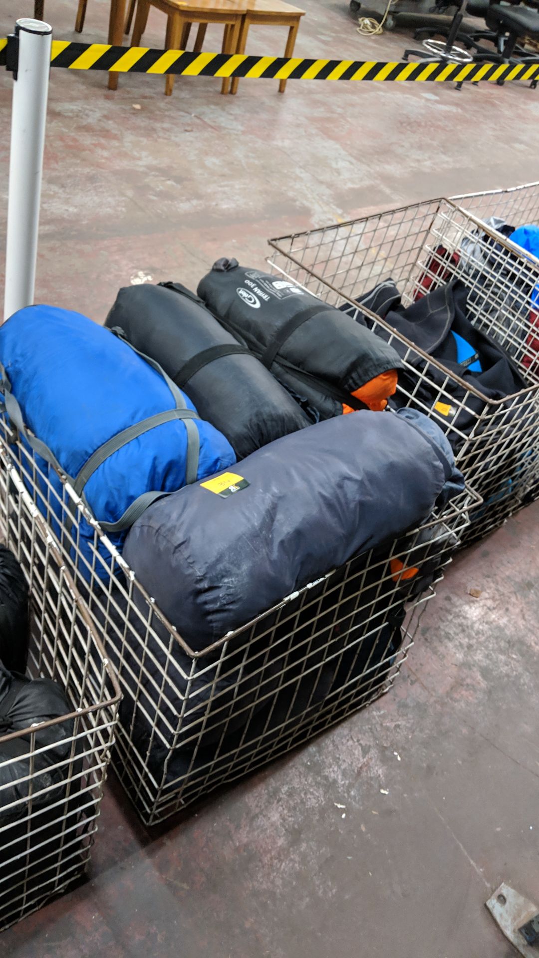 Approx. 12 assorted sleeping bags IMPORTANT: Please remember goods successfully bid upon must be