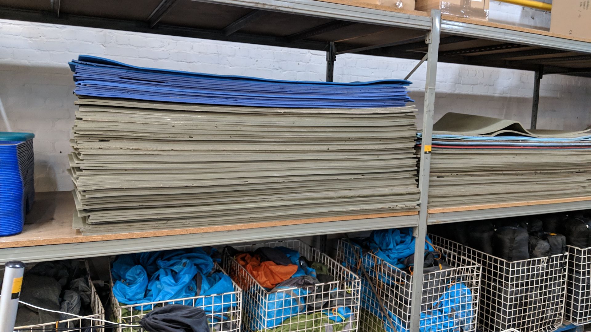 2 stacks of foam sleeping mats, in total comprising in excess of 100 mats IMPORTANT: Please remember - Image 8 of 8