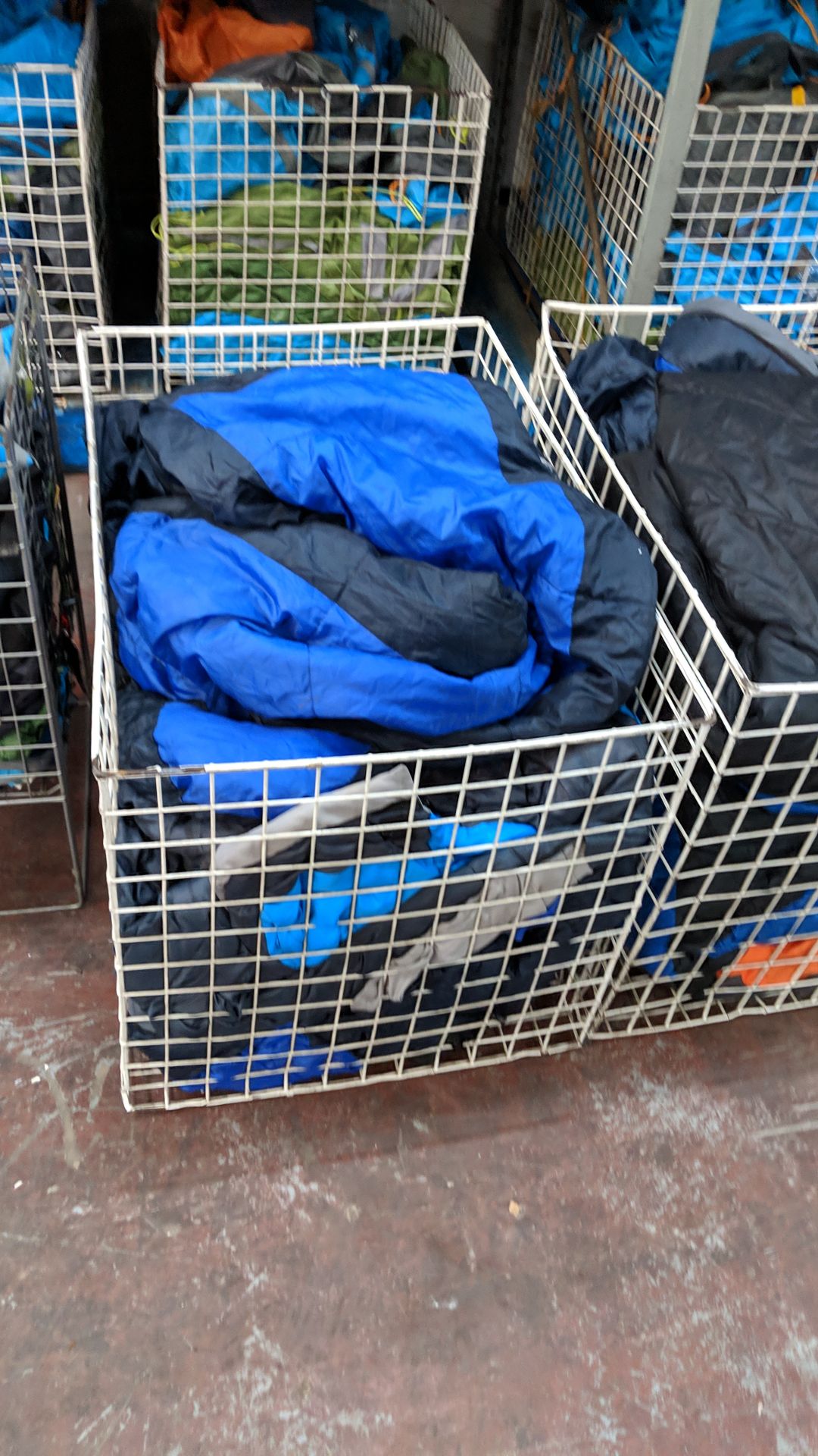 Contents of 2 cages of sleeping bags plus 1 smaller cage of bags for putting sleeping bags in - - Image 5 of 8
