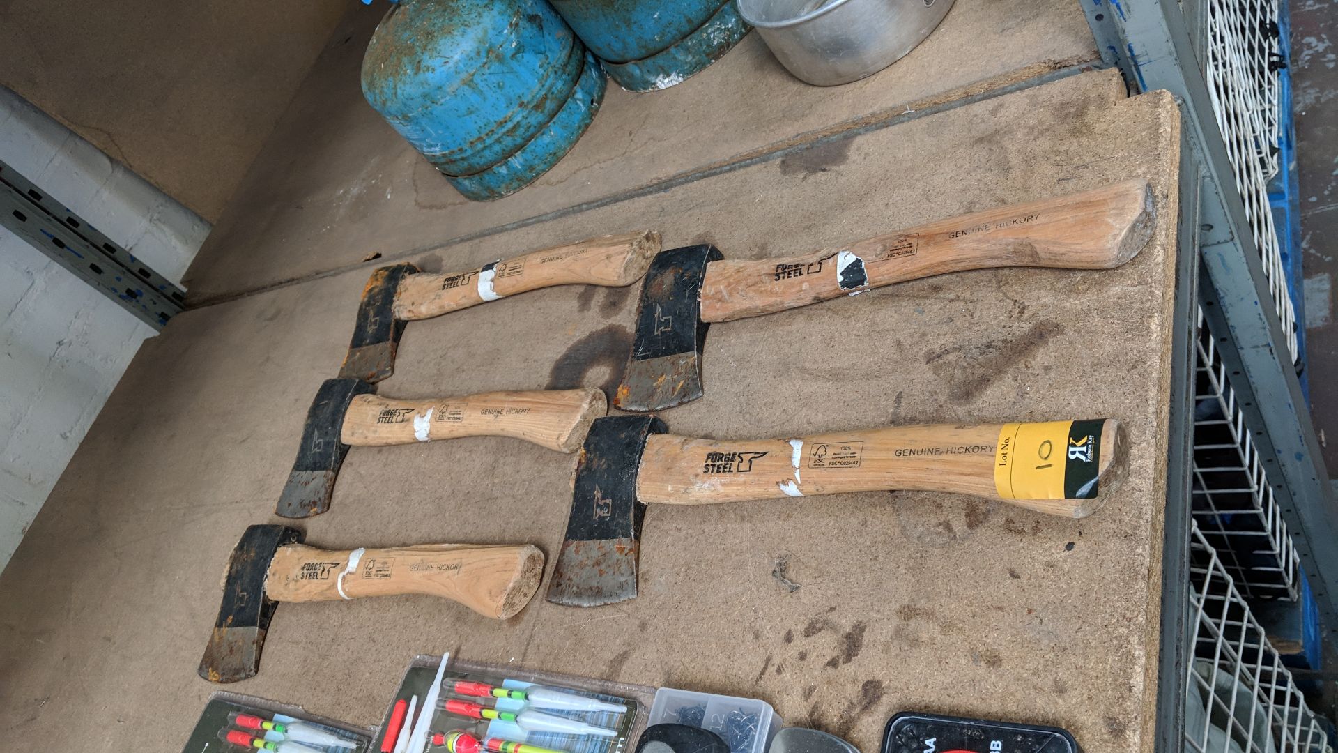 5 off Forge Steel small axes with hickory handles IMPORTANT: Please remember goods successfully - Image 2 of 4