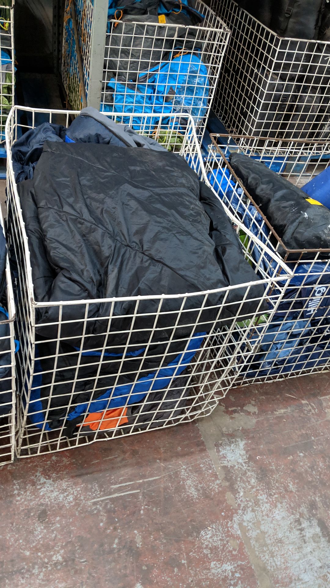 Contents of 2 cages of sleeping bags plus 1 smaller cage of bags for putting sleeping bags in - - Image 8 of 8