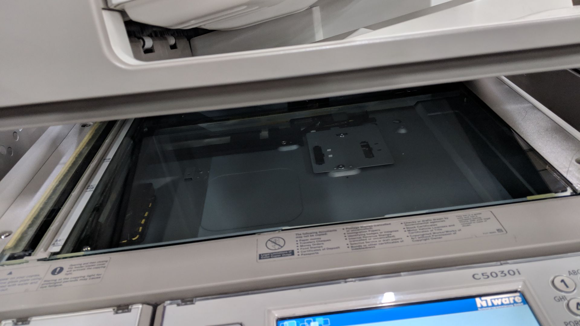 Canon imageRUNNER Advance model C5030i floorstanding copier with auto docufeed & pedestal - Image 8 of 10