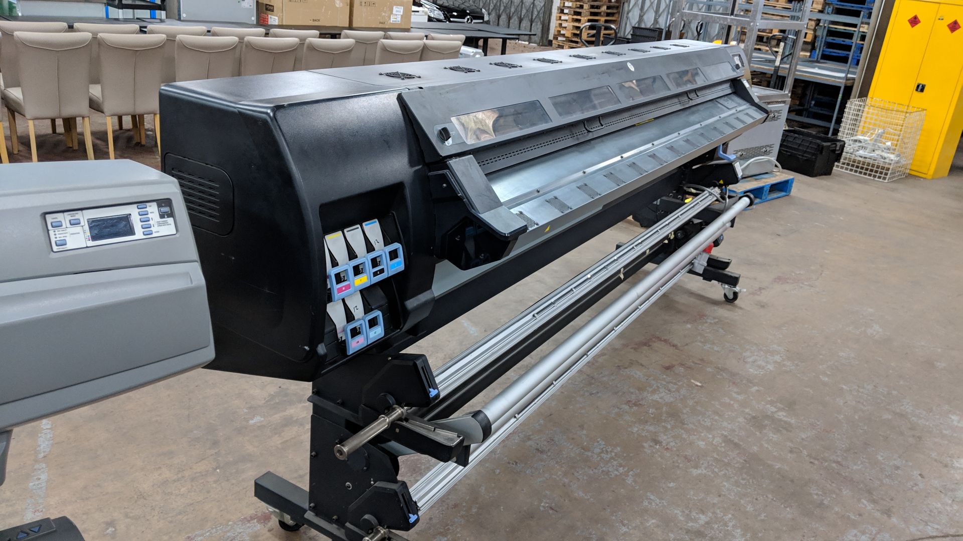 HP DesignJet L28500 latex 103.9" wide format printer, serial no. MY23F24009, product no. CQ871A - Image 6 of 12