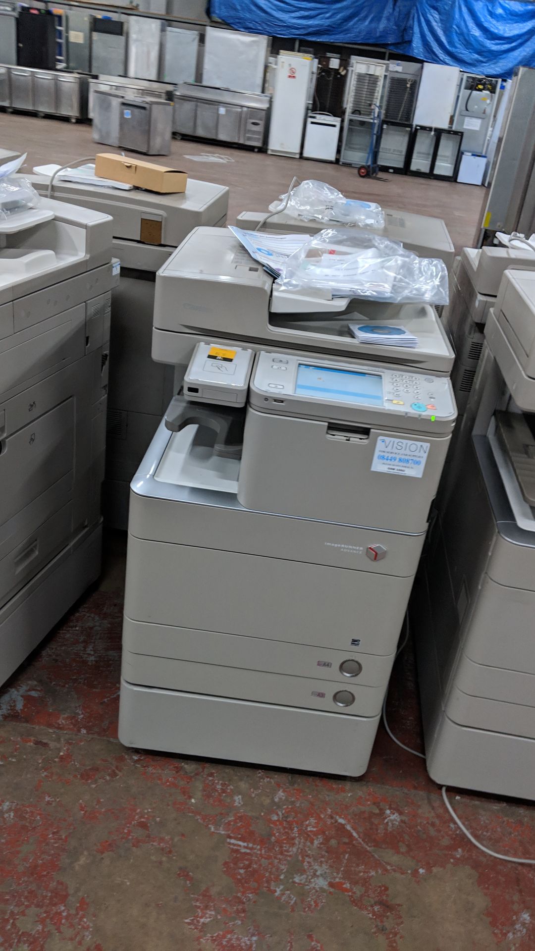 Canon imageRUNNER Advance model C5030i floorstanding copier with auto docufeed & pedestal - Image 7 of 13