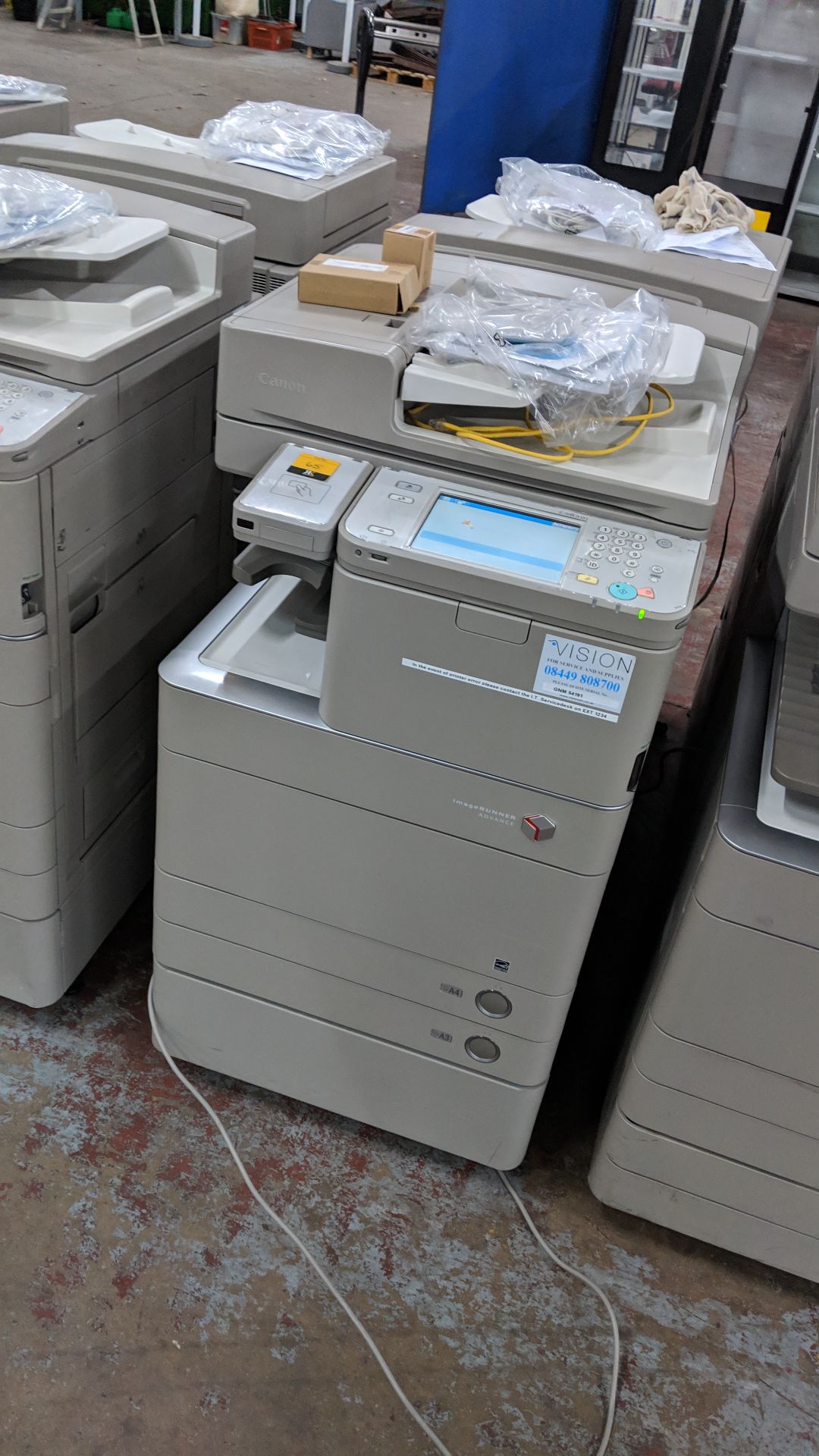 Canon imageRUNNER Advance model C5030i floorstanding copier with auto docufeed & pedestal - Image 5 of 12