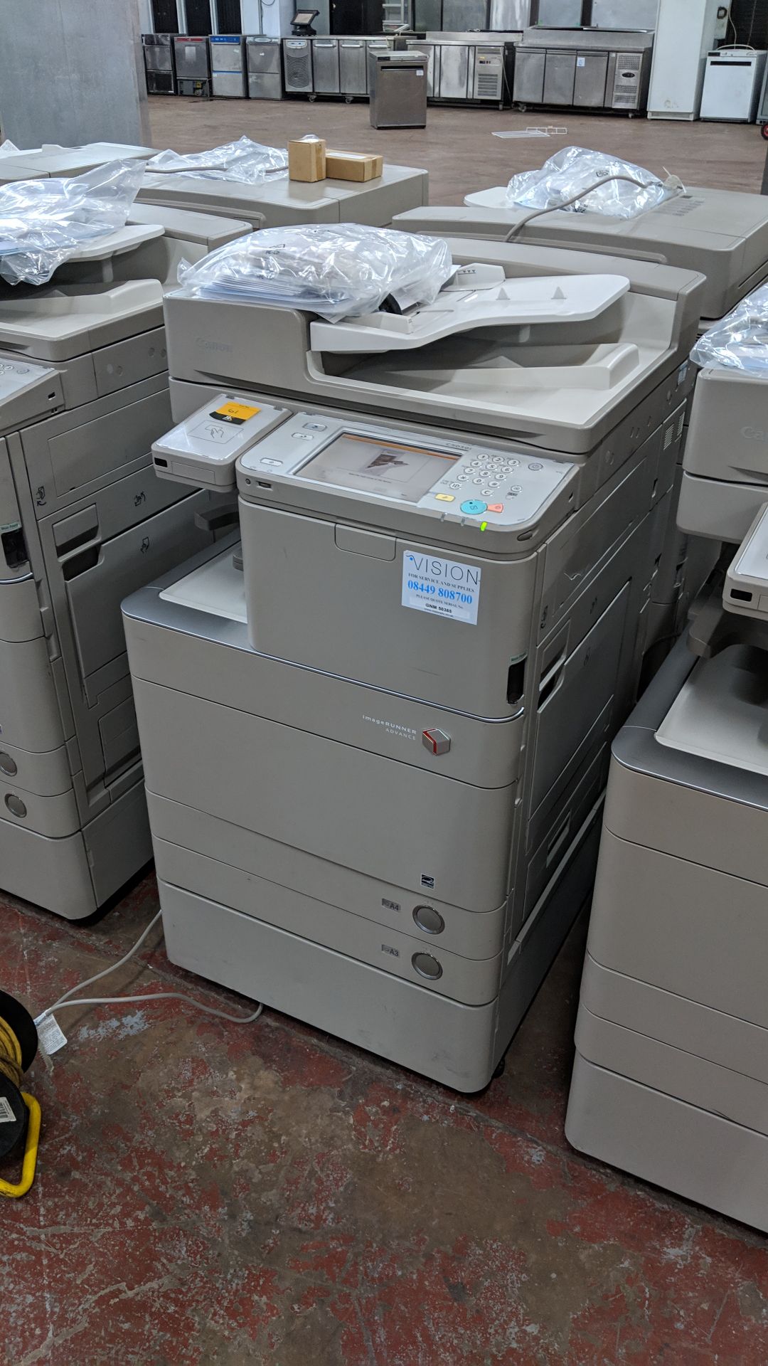 Canon imageRUNNER Advance model C5030i floorstanding copier with auto docufeed & pedestal - Image 4 of 12