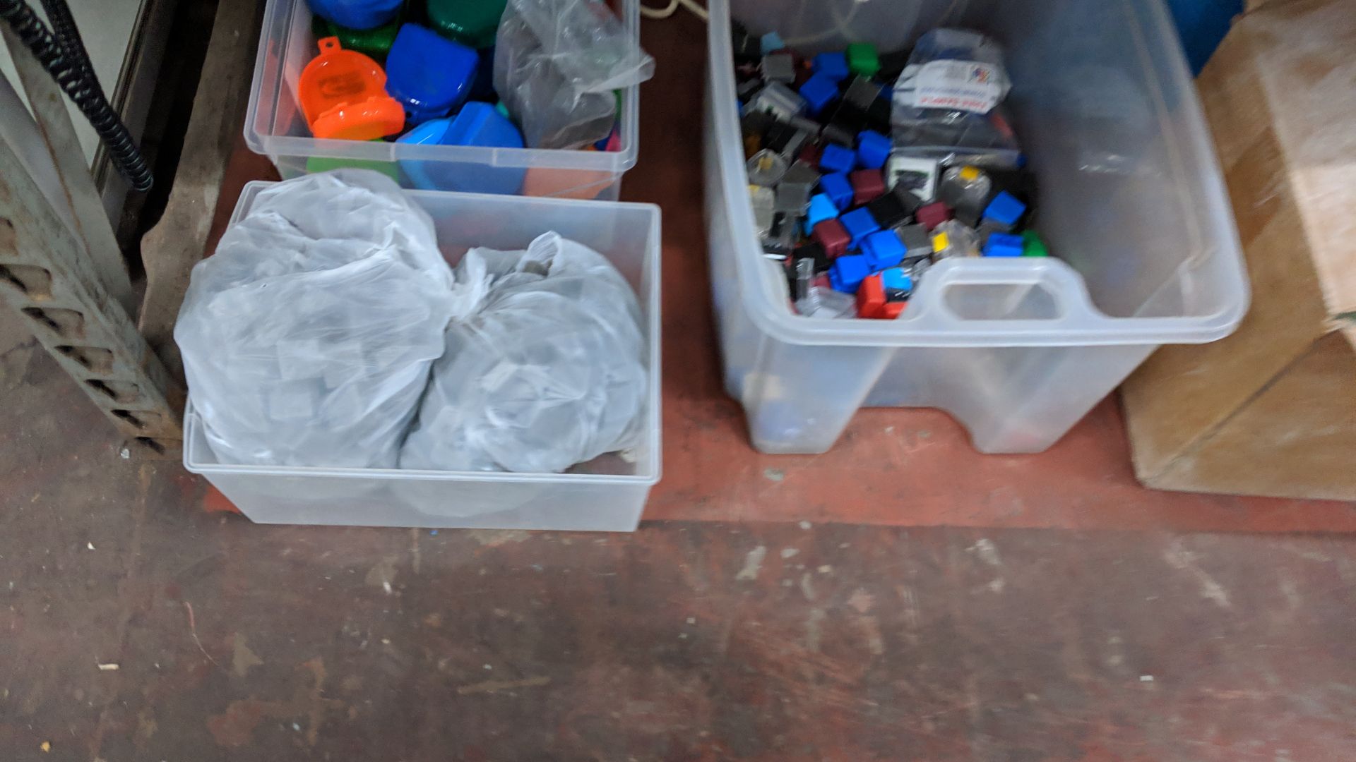 Contents of 3 shelves of assorted office & other equipment including printers, telephones, ladder - Image 13 of 21