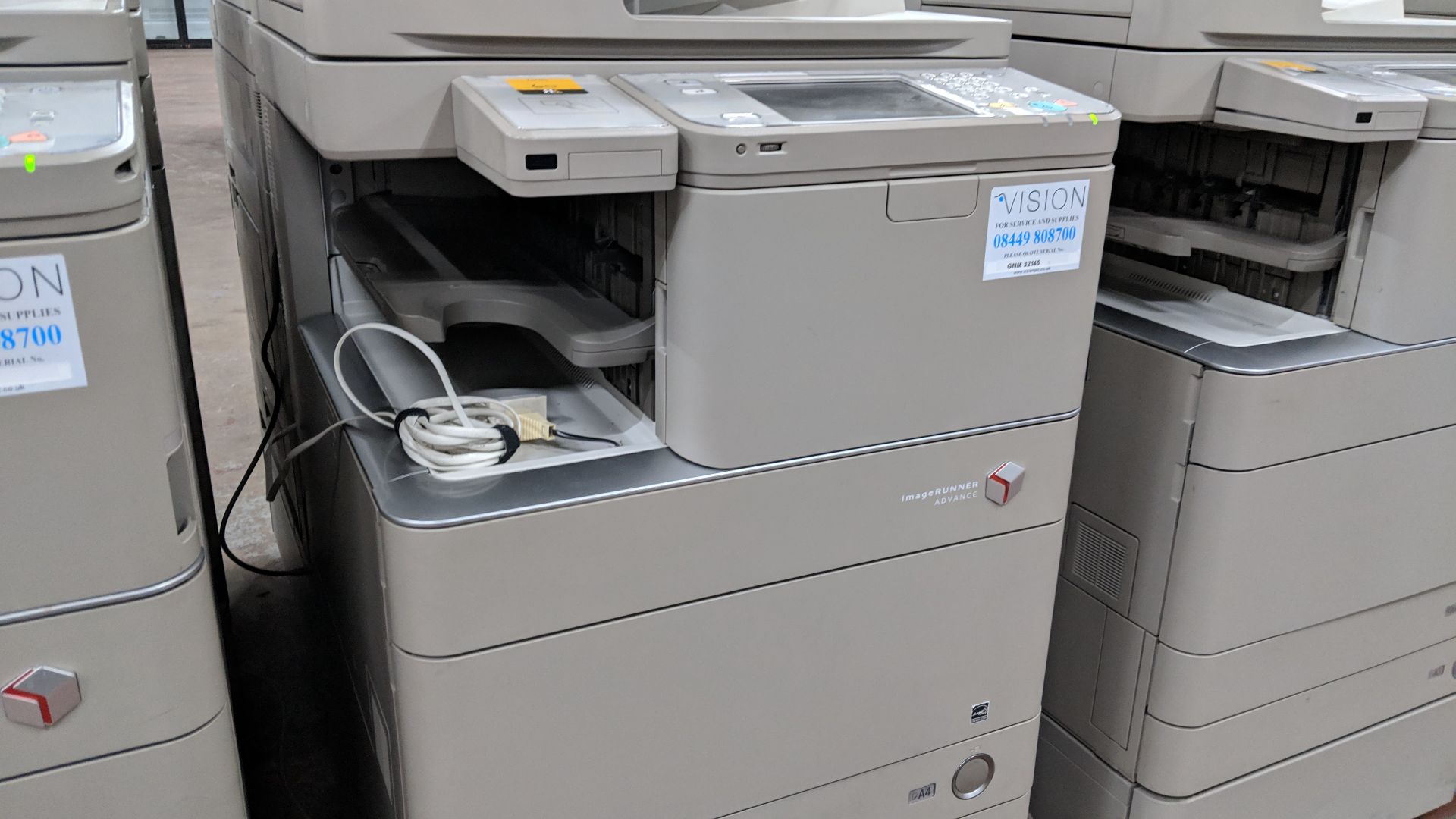 Canon imageRUNNER Advance model C5030i floorstanding copier with auto docufeed & pedestal - Image 6 of 11