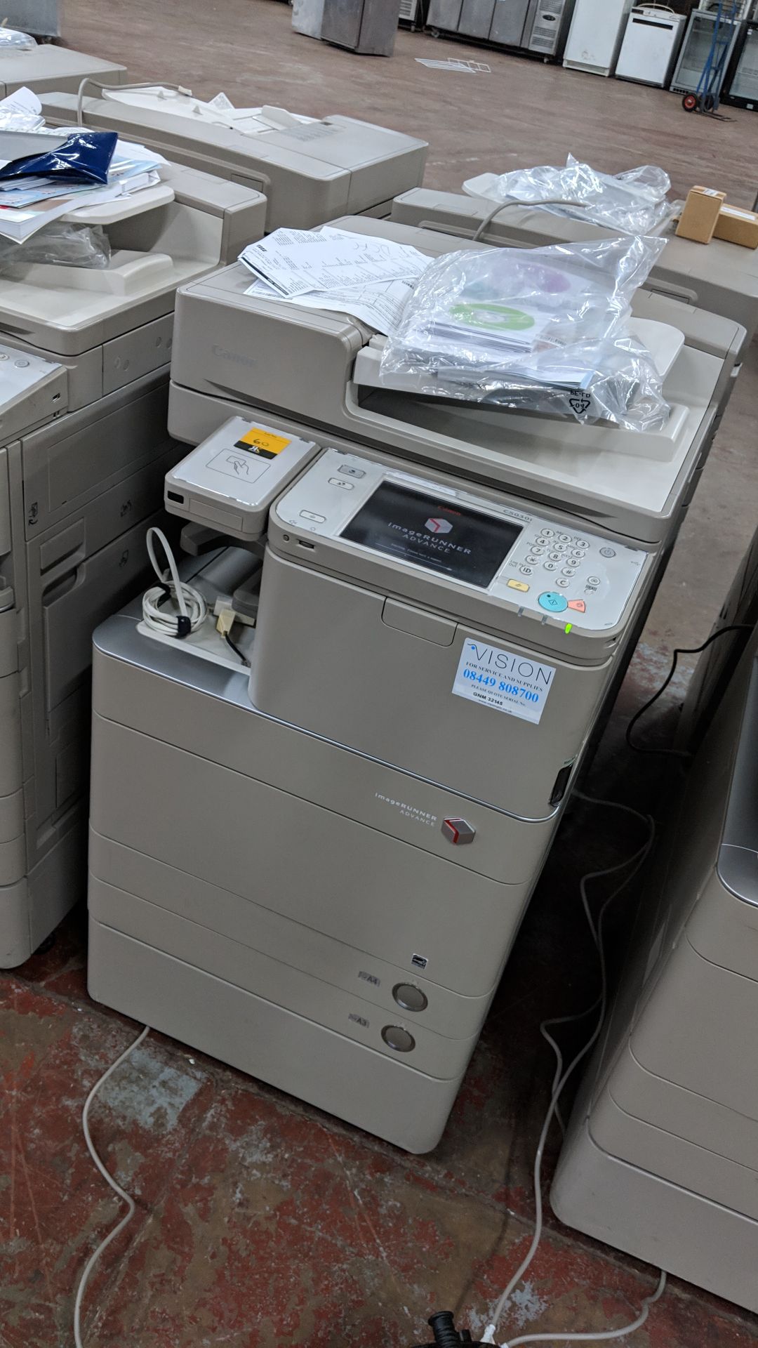 Canon imageRUNNER Advance model C5030i floorstanding copier with auto docufeed & pedestal - Image 3 of 11