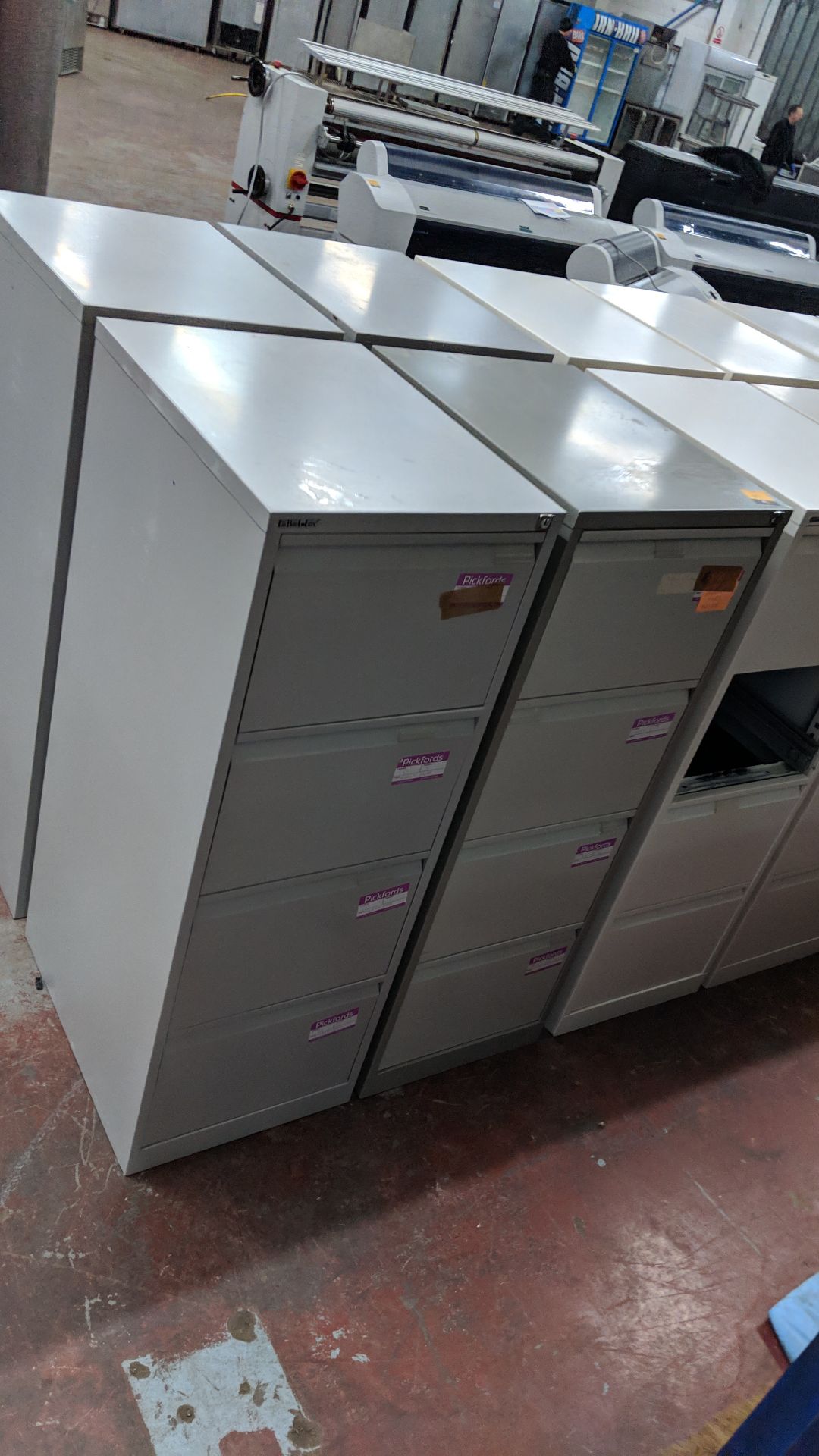 4 off Bisley & other grey metal 4 drawer filing cabinets IMPORTANT: Please remember goods - Image 5 of 9