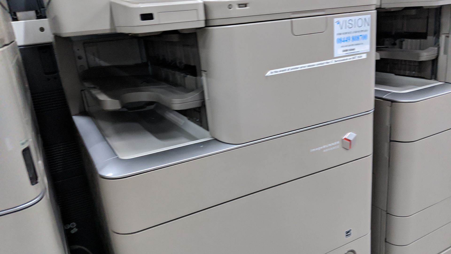 Canon imageRUNNER Advance model C5030i floorstanding copier with auto docufeed & pedestal - Image 6 of 10