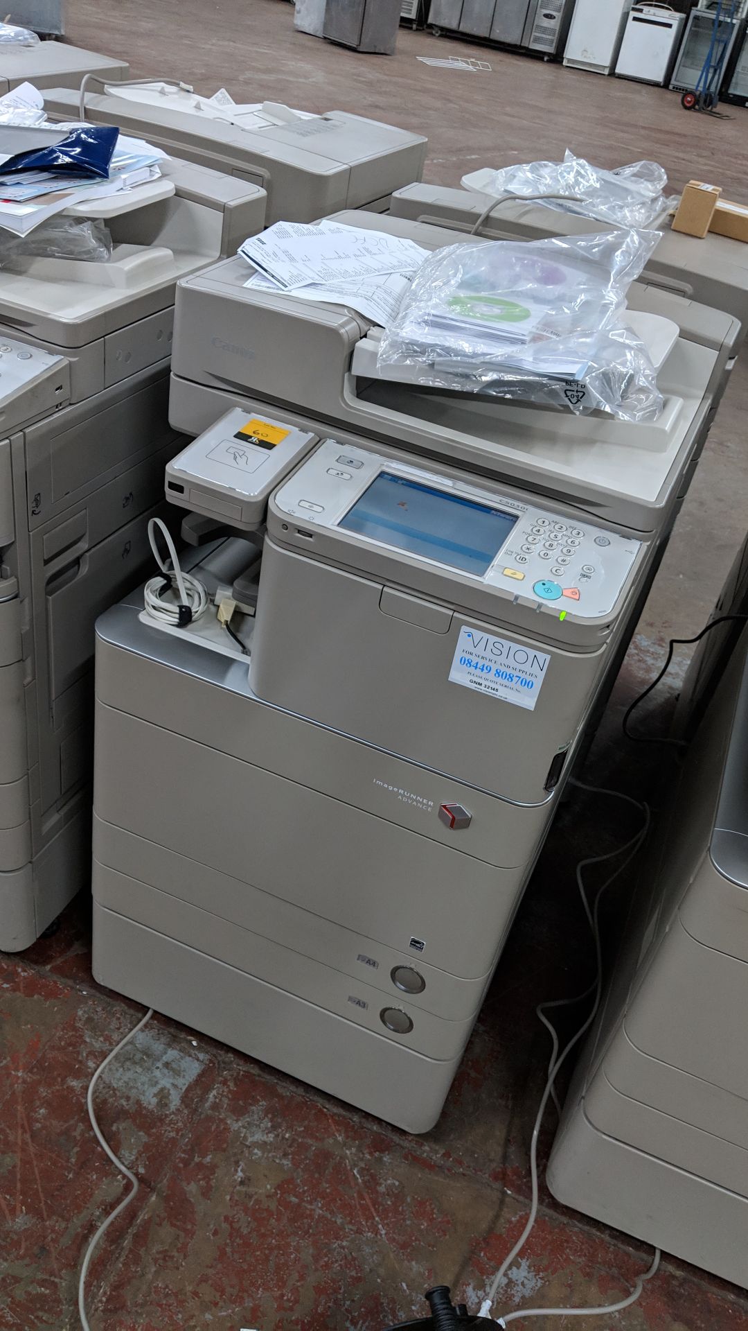 Canon imageRUNNER Advance model C5030i floorstanding copier with auto docufeed & pedestal - Image 4 of 11