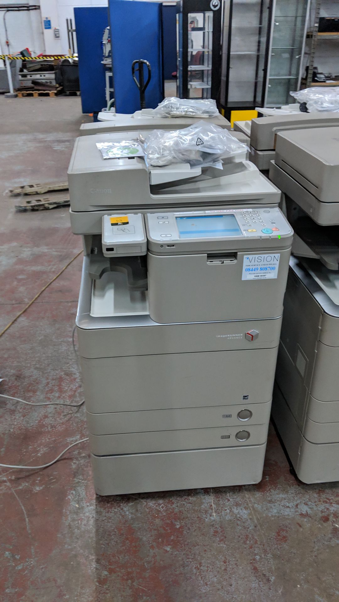 Canon imageRUNNER Advance model C5030i floorstanding copier with auto docufeed & pedestal - Image 3 of 13