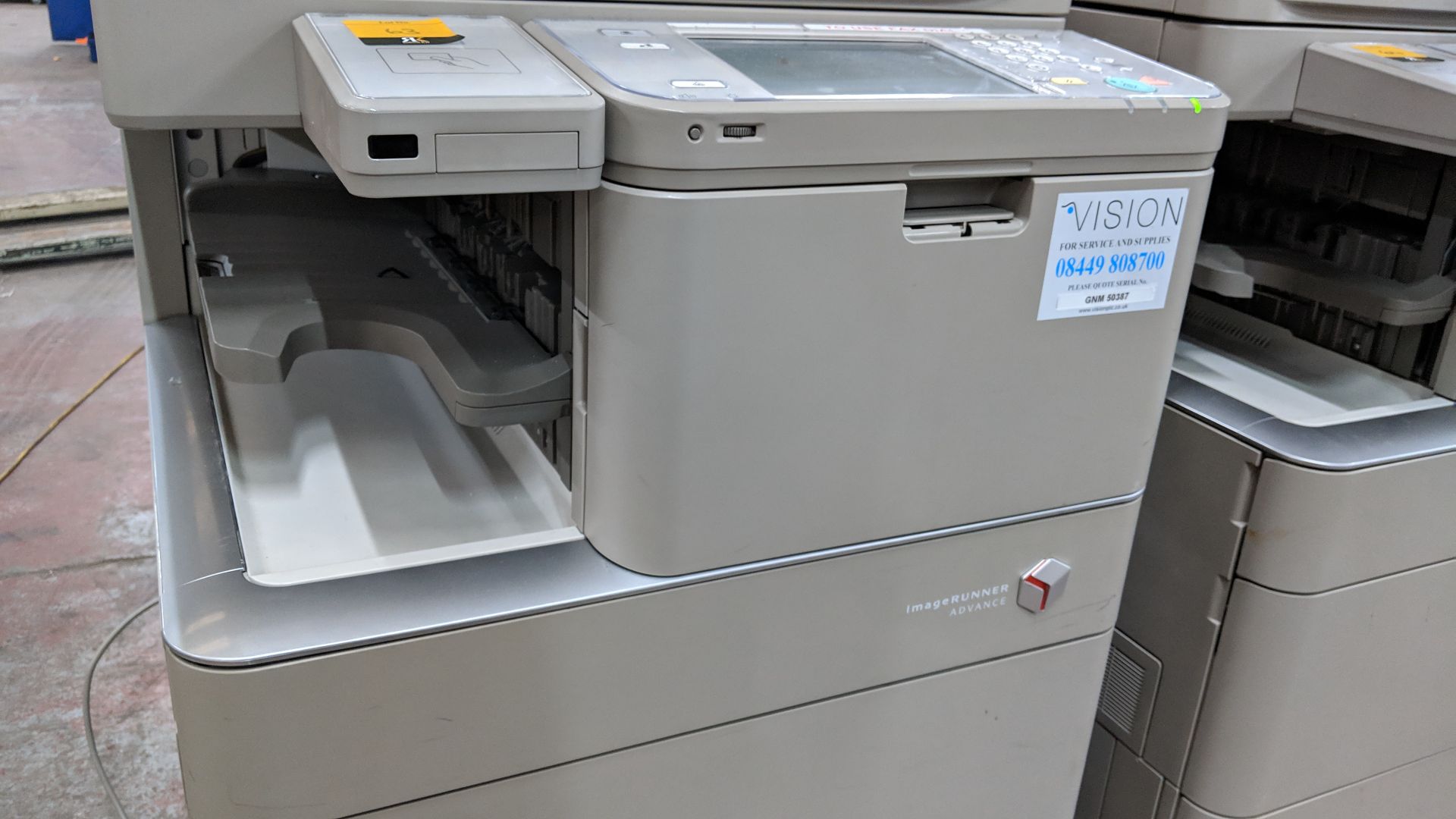 Canon imageRUNNER Advance model C5030i floorstanding copier with auto docufeed & pedestal - Image 6 of 13