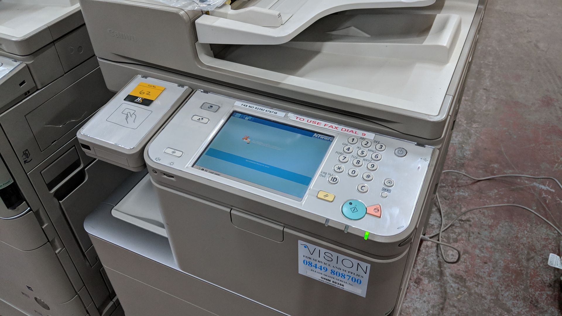 Canon imageRUNNER Advance model C5030i floorstanding copier with auto docufeed & pedestal - Image 11 of 14