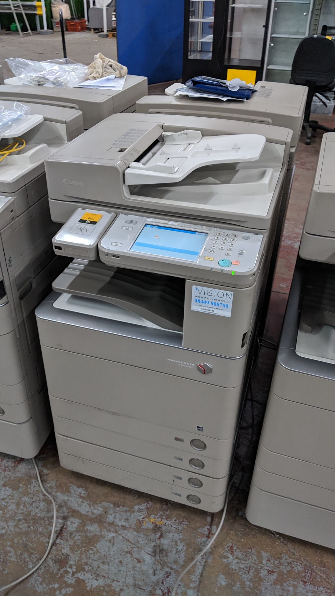 Canon imageRUNNER Advance model C5030i floorstanding copier with auto docufeed & pedestal - Image 4 of 10