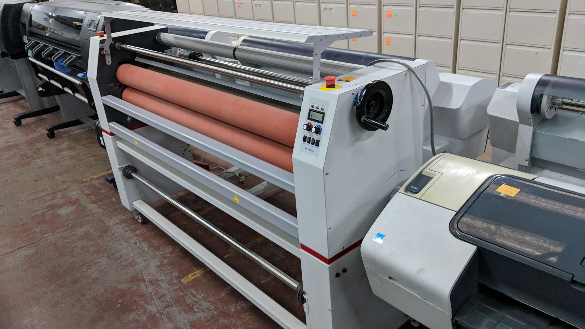 Easymount model EM-1650DH floorstanding laminator by Vivid Laminating Technologies Ltd