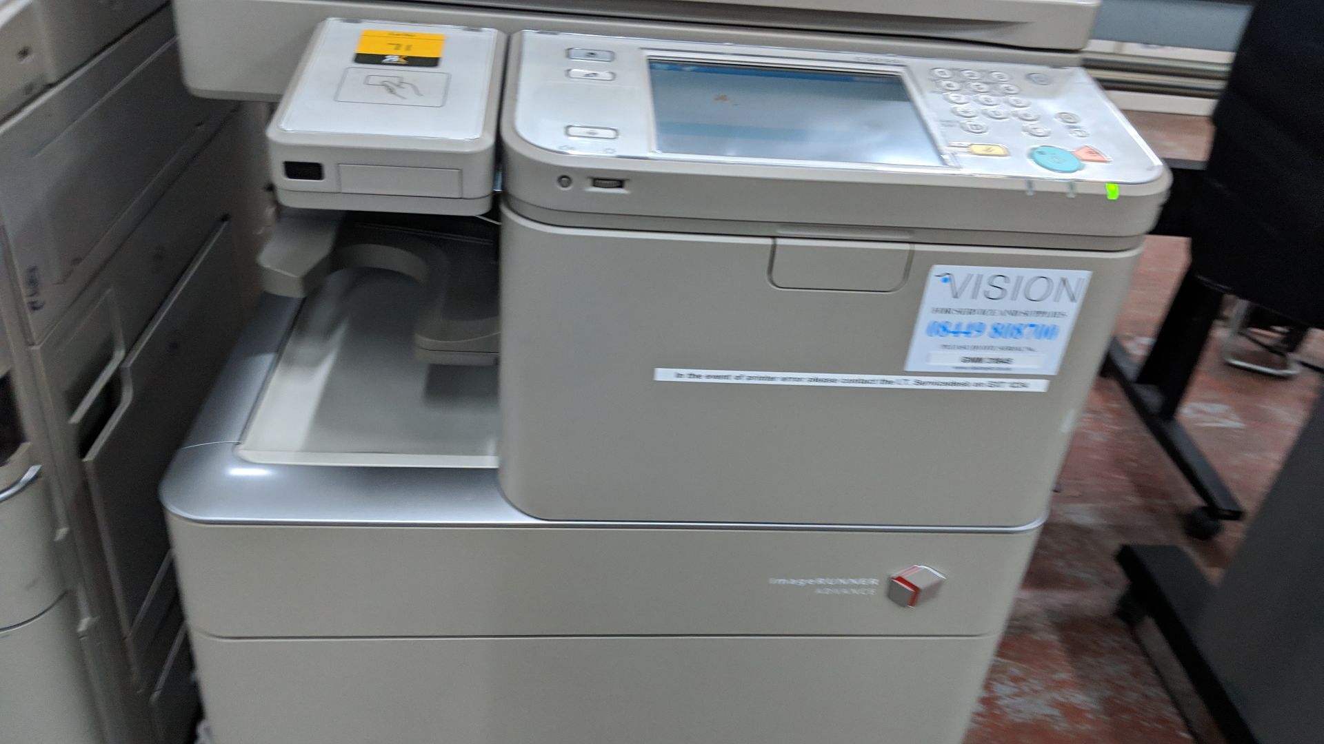 Canon imageRUNNER Advance model C5030i floorstanding copier with auto docufeed & pedestal - Image 6 of 11