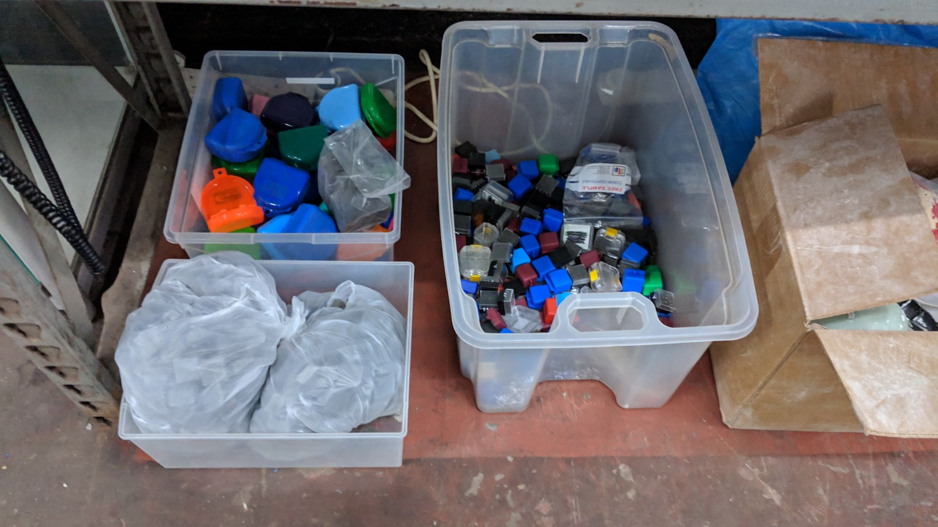 Contents of 3 shelves of assorted office & other equipment including printers, telephones, ladder - Image 12 of 21