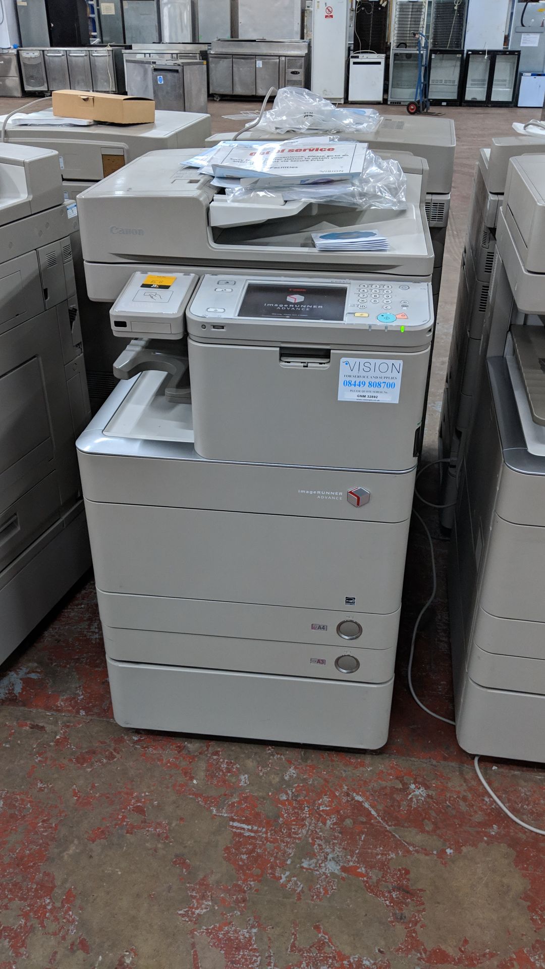 Canon imageRUNNER Advance model C5030i floorstanding copier with auto docufeed & pedestal - Image 3 of 13