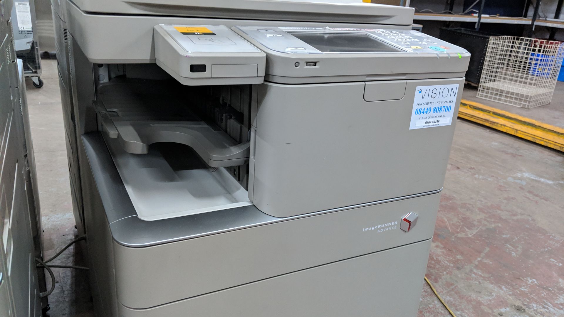 Canon imageRUNNER Advance model C5030i floorstanding copier with auto docufeed & pedestal - Image 5 of 14