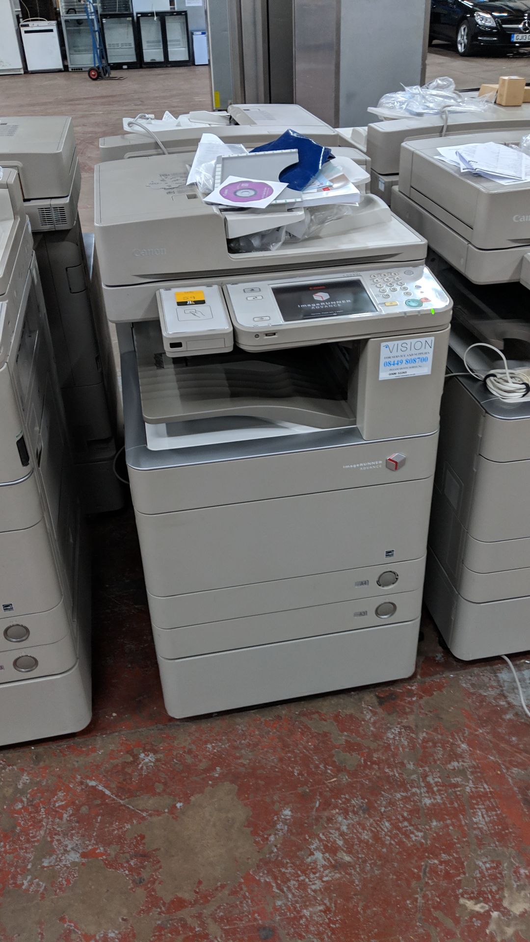 Canon imageRUNNER Advance model C5030i floorstanding copier with auto docufeed & pedestal - Image 4 of 10