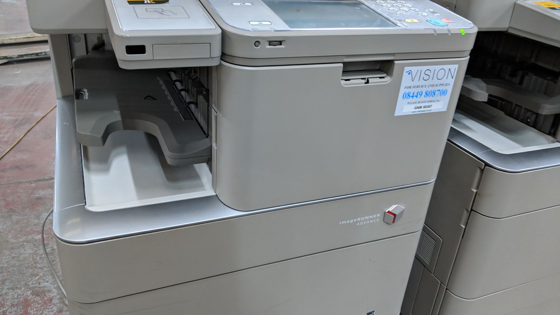 Canon imageRUNNER Advance model C5030i floorstanding copier with auto docufeed & pedestal - Image 5 of 13