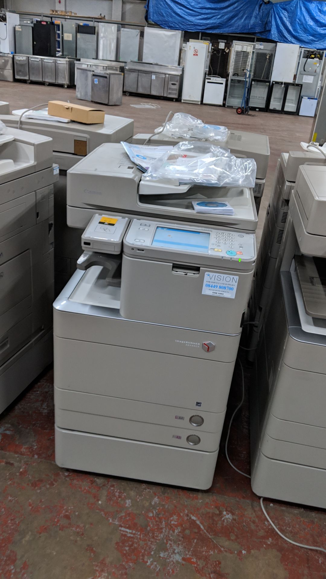 Canon imageRUNNER Advance model C5030i floorstanding copier with auto docufeed & pedestal - Image 6 of 13