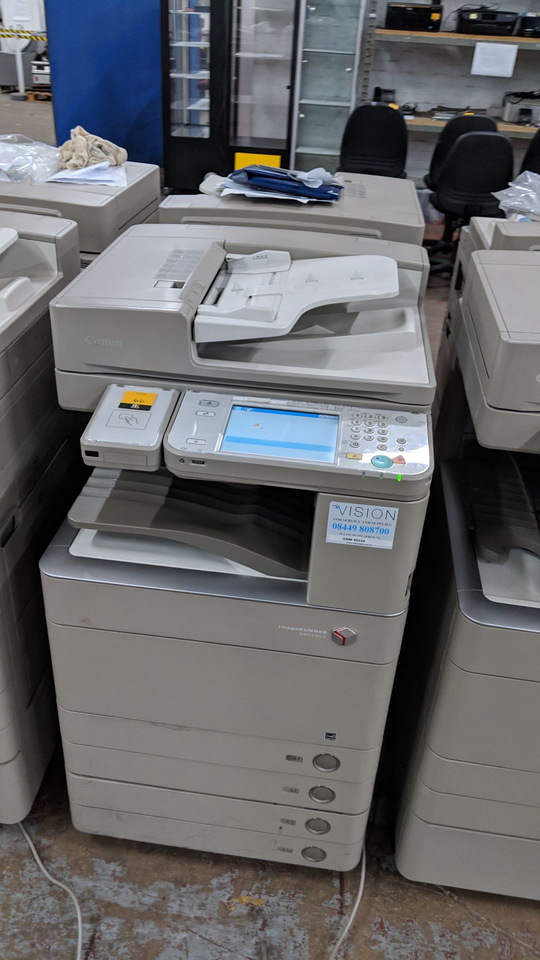 Canon imageRUNNER Advance model C5030i floorstanding copier with auto docufeed & pedestal - Image 3 of 10