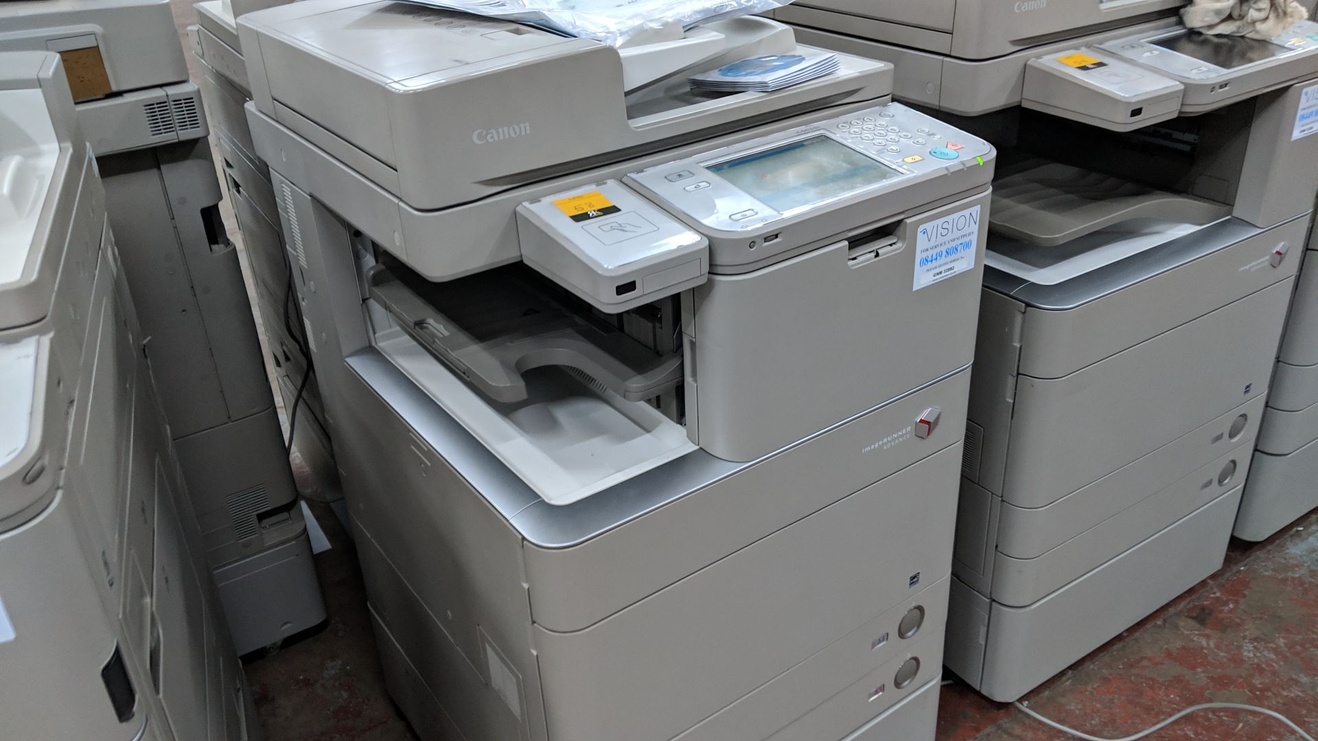 Canon imageRUNNER Advance model C5030i floorstanding copier with auto docufeed & pedestal - Image 9 of 13