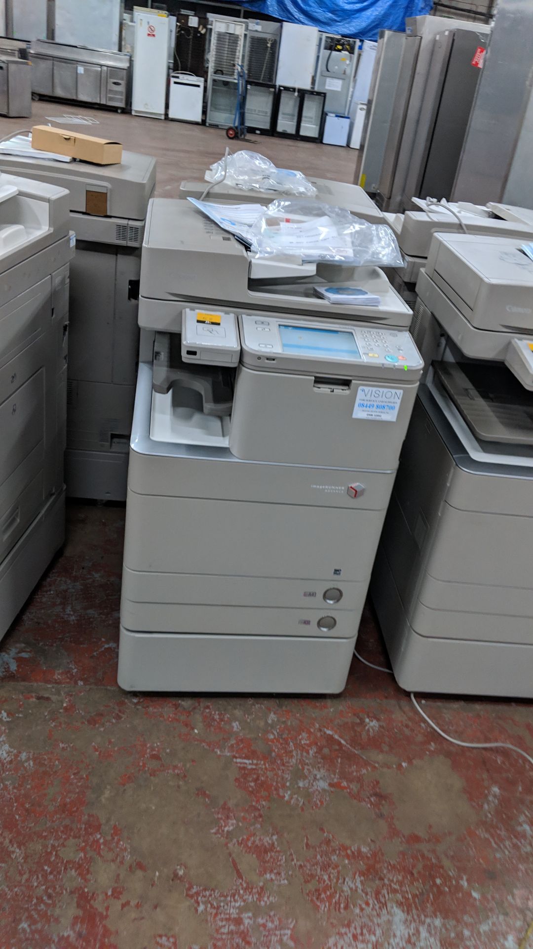 Canon imageRUNNER Advance model C5030i floorstanding copier with auto docufeed & pedestal - Image 8 of 13